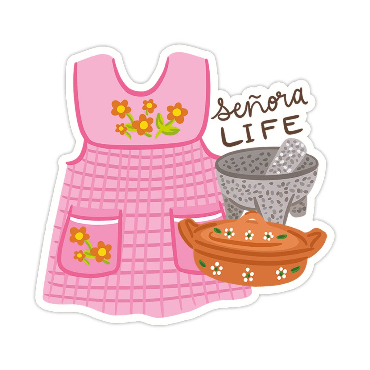 Señora Life Vinyl Sticker - Spanish Sticker