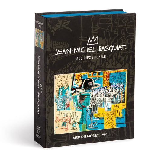 Basquiat Bird on Money 500 Piece Book Puzzle