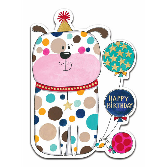 Birthday Children Dog Greeting Card