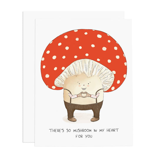 Mushroom in My Heart Greeting Card
