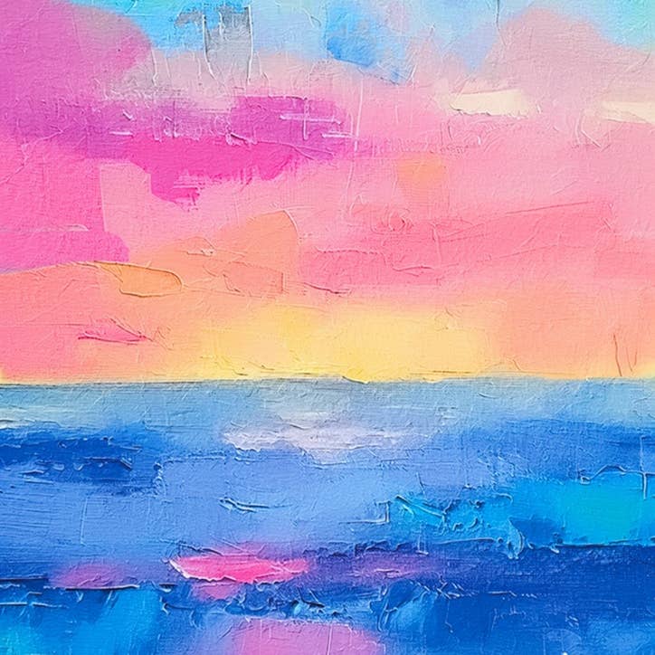 Montauk Sunrise Birthday Greeting Card 4.5 X 6.25
