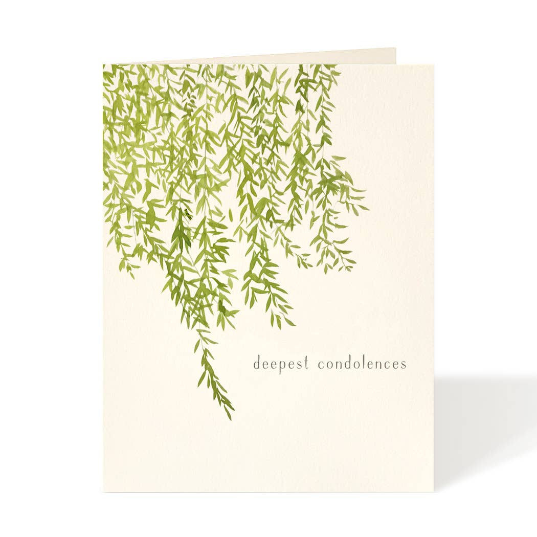 Weeping Willow -- Sympathy Card