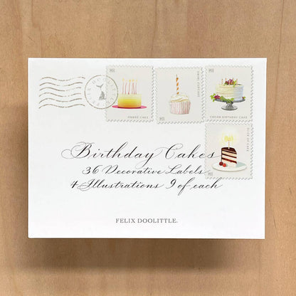 Birthday Cakes - Decorative Labels