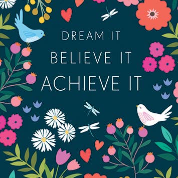 Dream It Graduation Greeting Card 4.5 X 6.25"