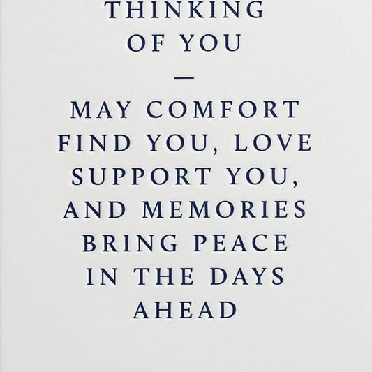 Comfort Find - Sympathy Greeting Card 4.25 X 5.5