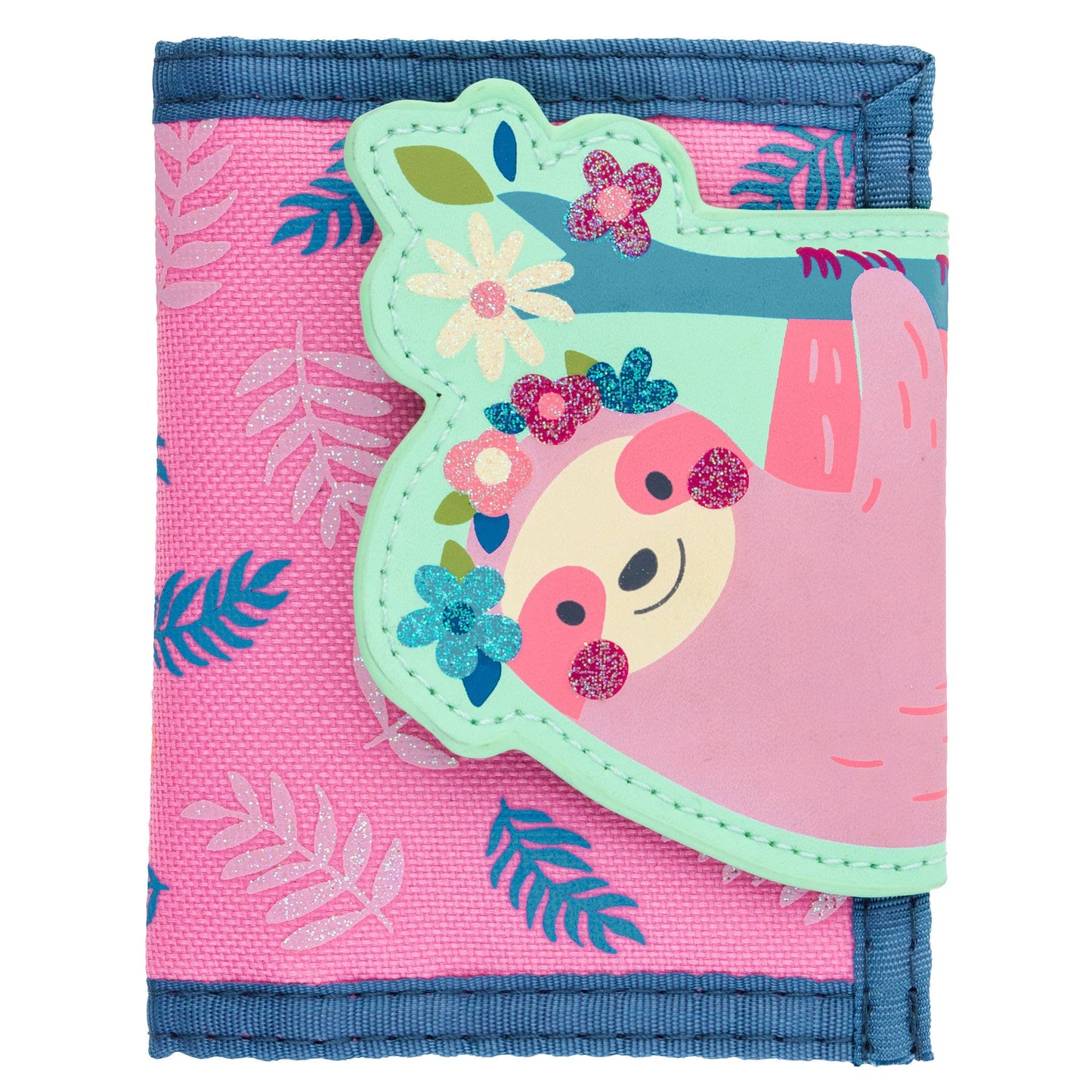 Stephen Joseph Kids' Tri-Fold Wallet: Sloth