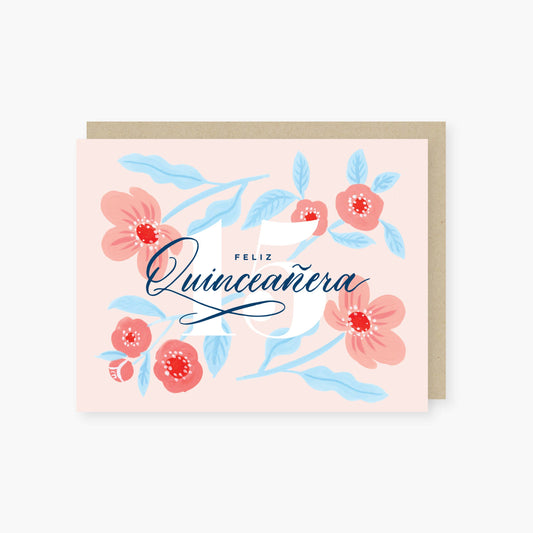 Feliz quinceañera card