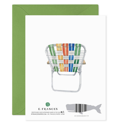 Lawn Chair Dad Father’s Day Greeting Card