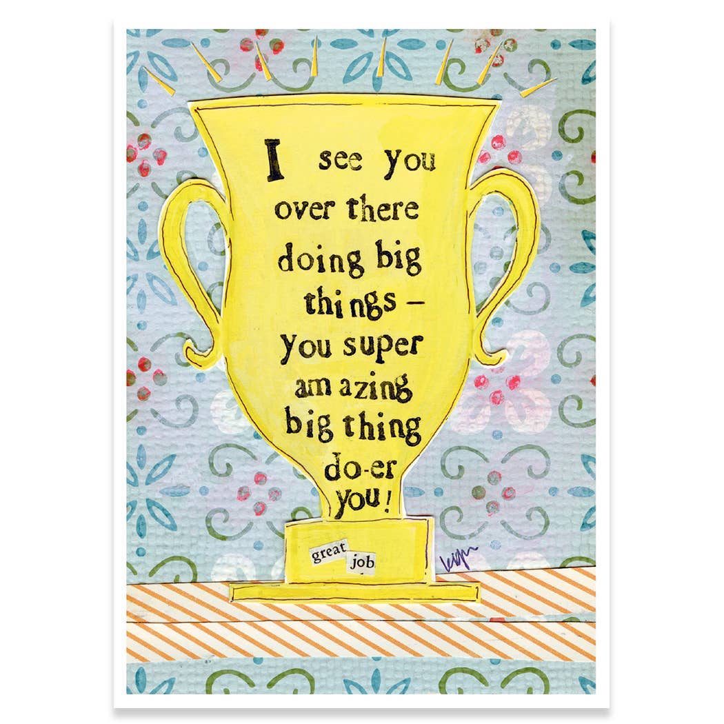 Big Thing Celebrate Greeting Card 4.5 X 6.25"
