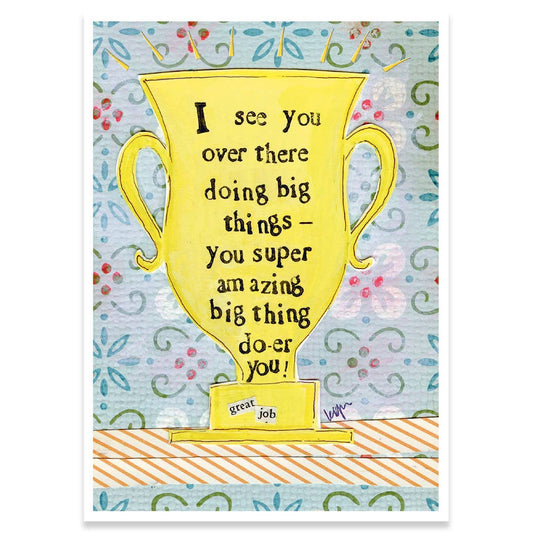 Big Thing Celebrate Greeting Card 4.5 X 6.25"