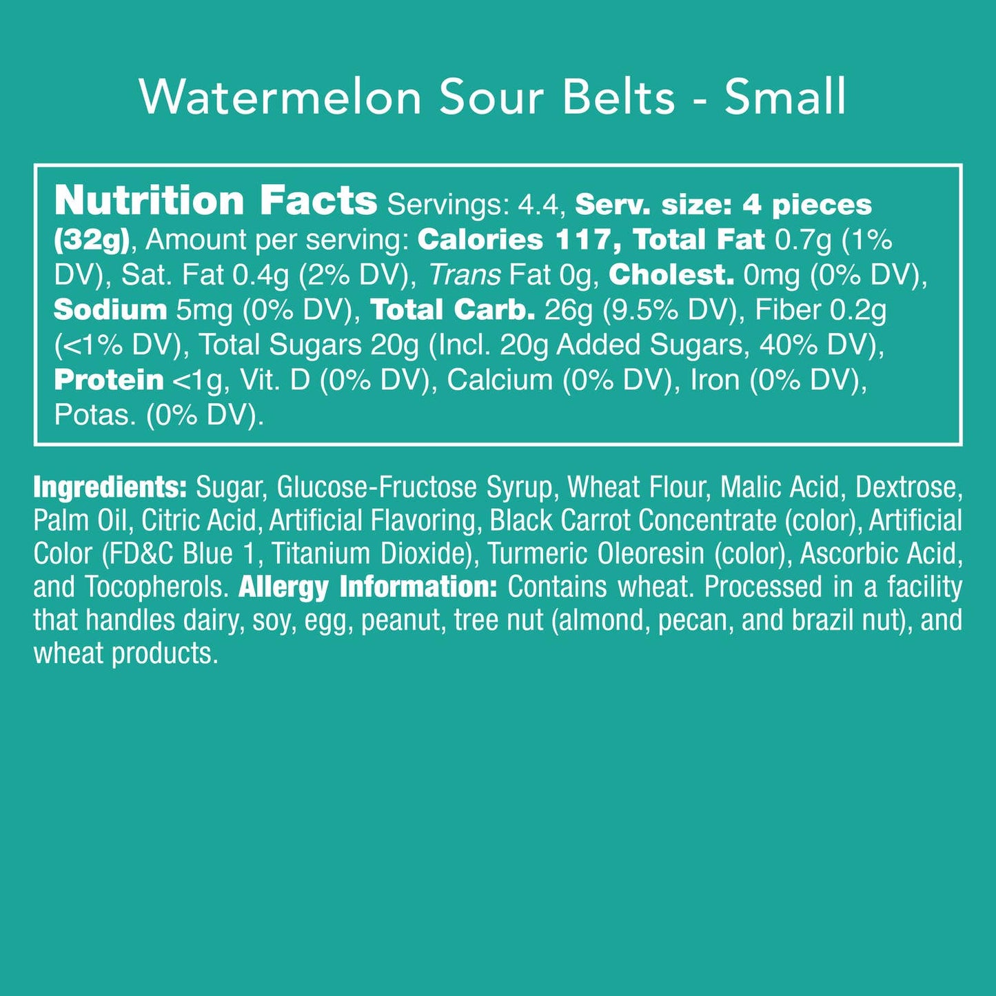 Watermelon Sour Belt Candy