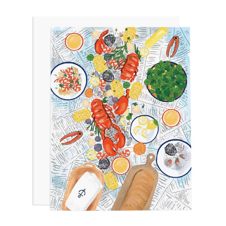 Lobster Bake Greeting Card