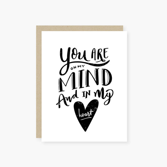 On my mind sympathy card
