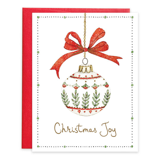 Christmas Card - Joyful Ornament