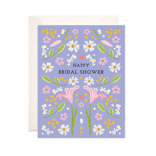 Lilac Bridal Shower Greeting Card