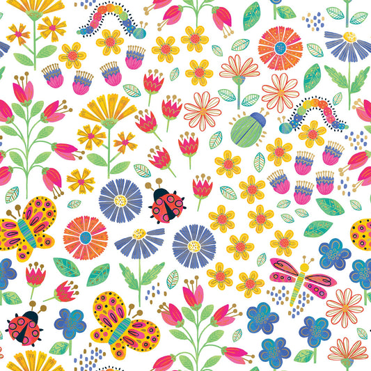 Blooms & Bugs - Gift Wrap Rolls