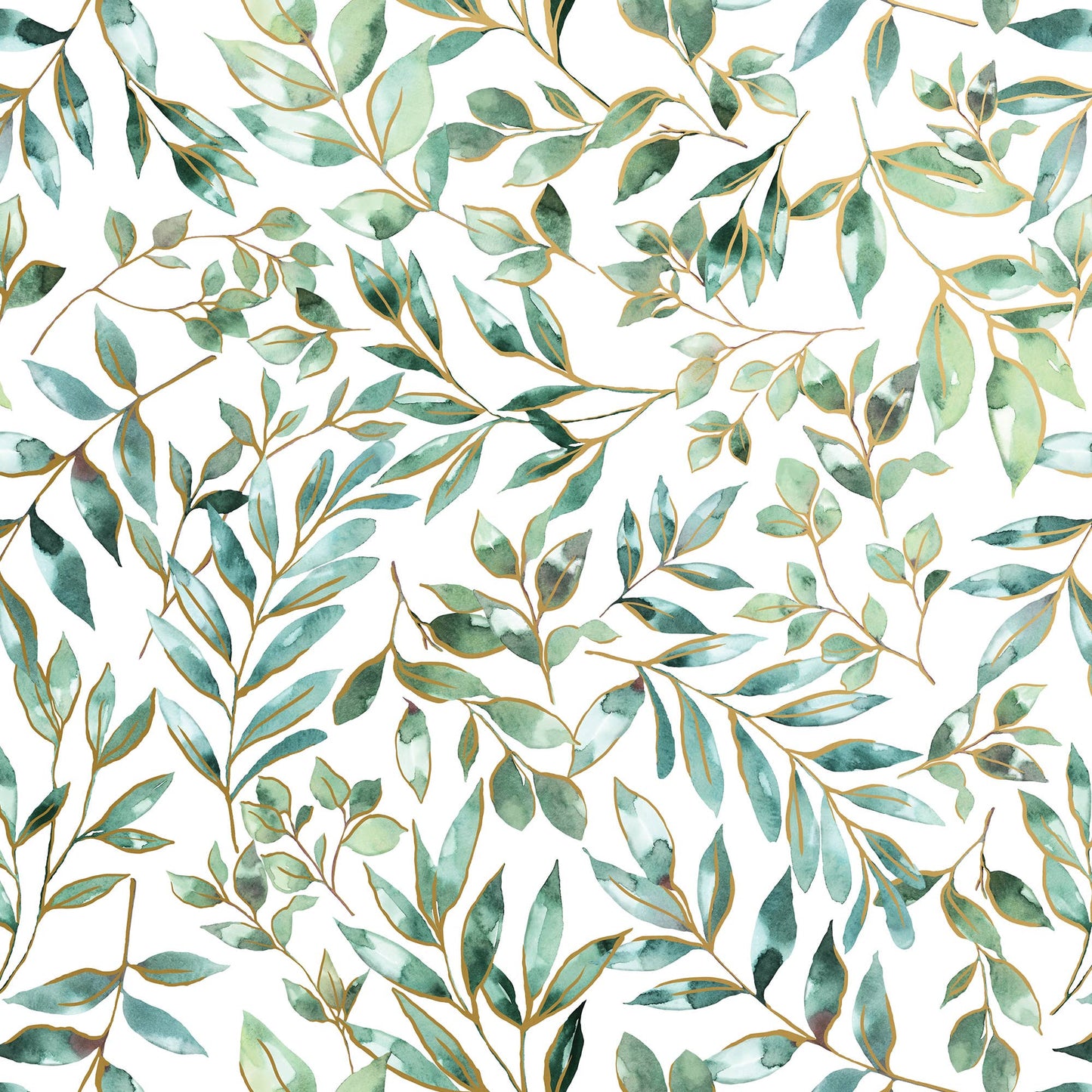 Elegant Leaves Wrapping Paper