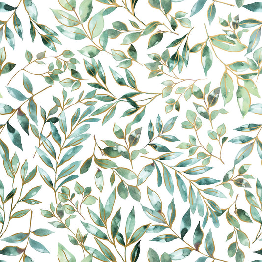 Elegant Leaves Wrapping Paper