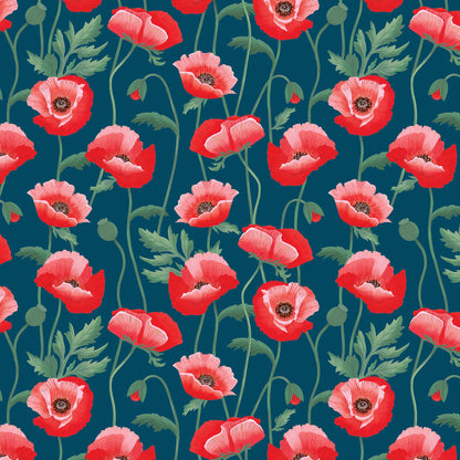 Pretty Poppies - Gift Wrap Rolls