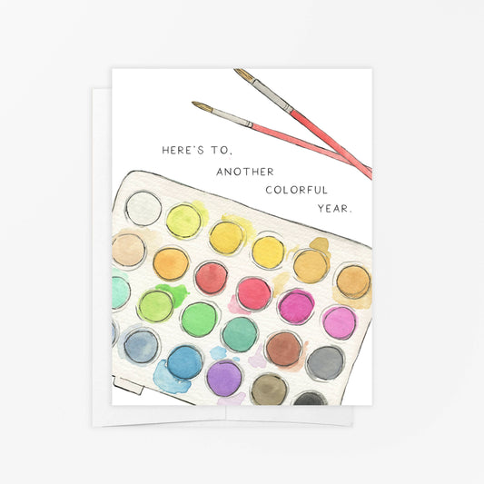 Greeting Card - Colorful Birthday - Birthday