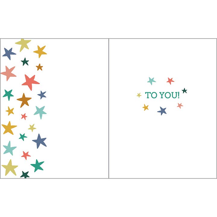 Birthday Greeting Card - Birthday Stars