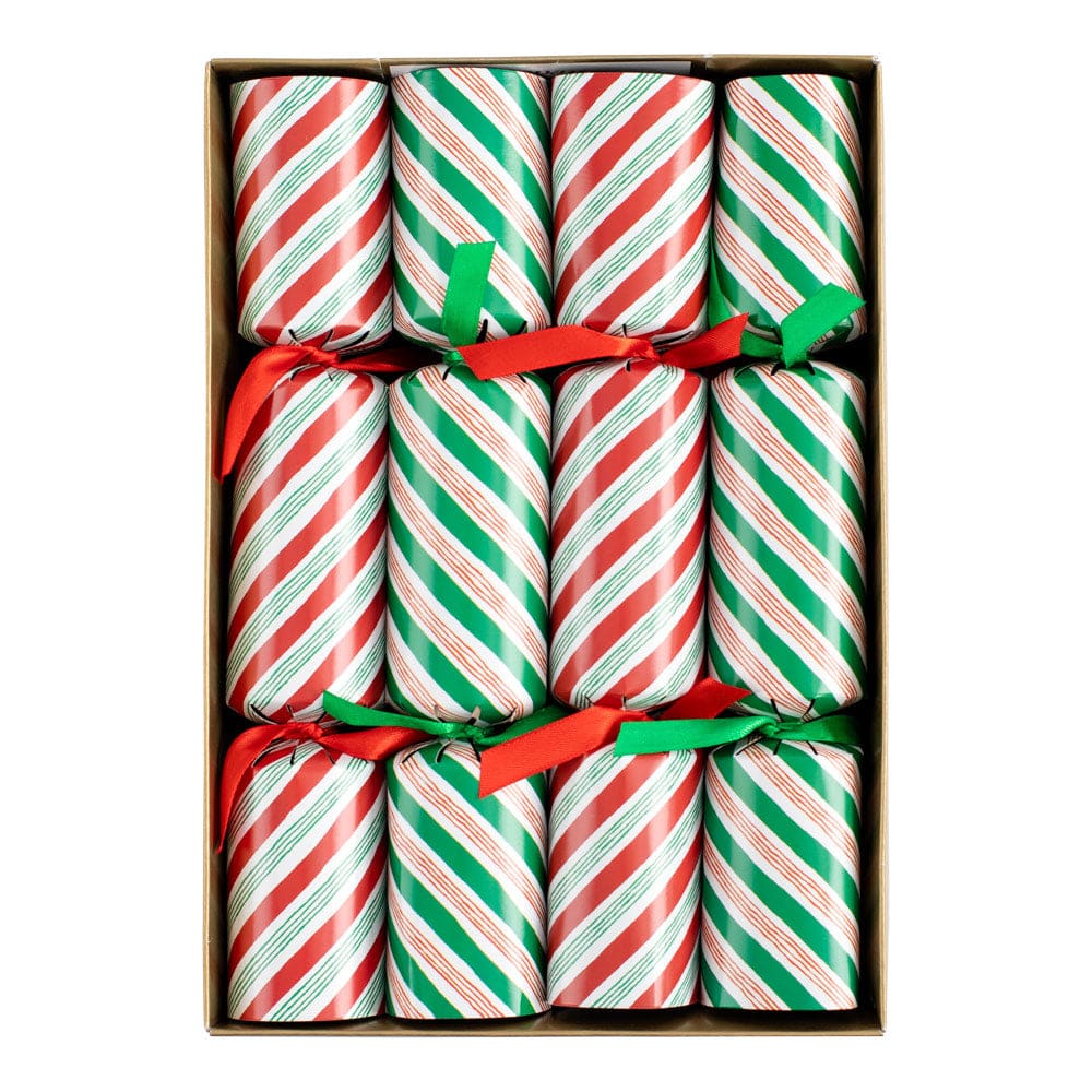 Candy Cane Stripes Celebration Crackers