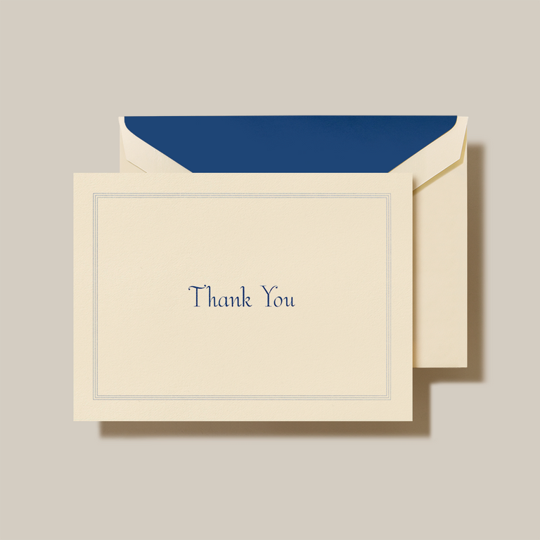 Regent Blue Triple Hairline TY notes – Paper Fiesta