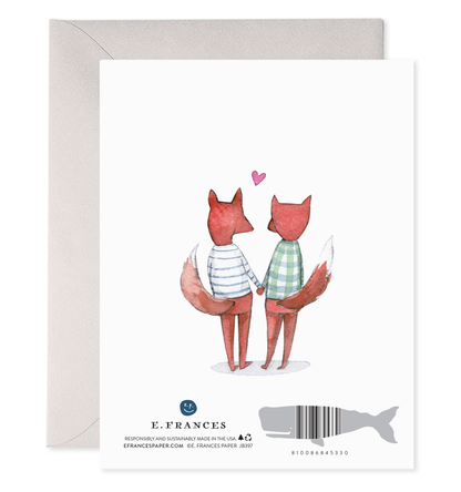 Crushing Fox Greeting Card