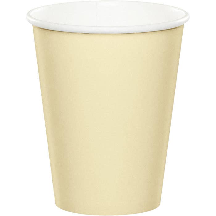 Ivory 9 oz Hot & Cold Paper Cups, 24/Pkg