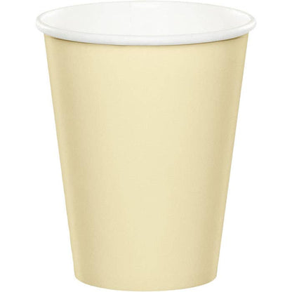 Ivory 9 oz Hot & Cold Paper Cups, 24/Pkg