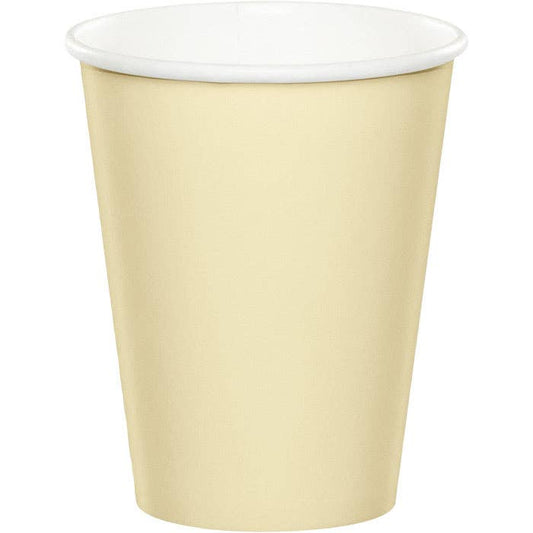 Ivory 9 oz Hot & Cold Paper Cups, 24/Pkg