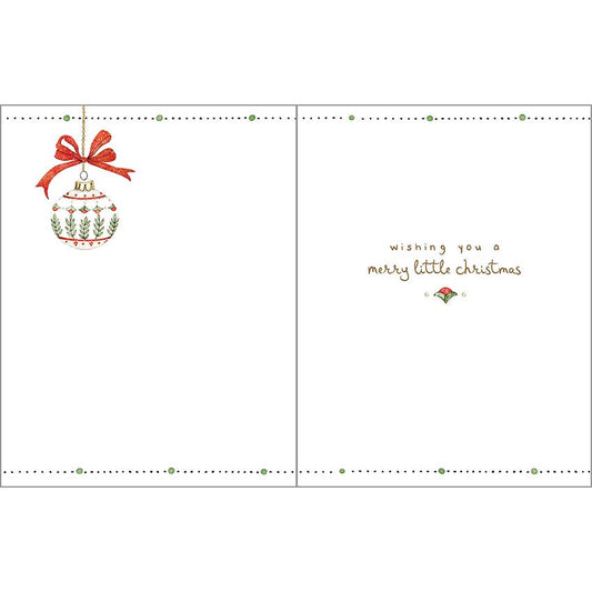 Christmas Card - Joyful Ornament