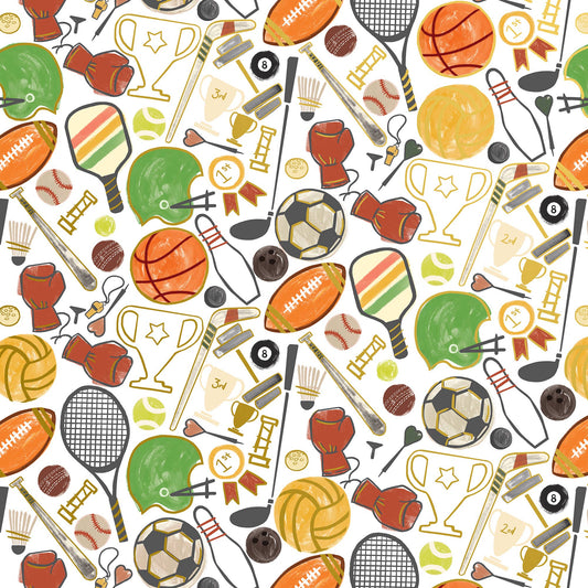 Sports Time Wrapping Paper