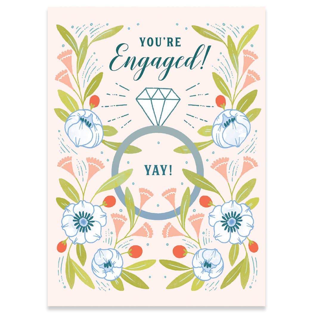 Engagement Ring Engagement Greeting Card