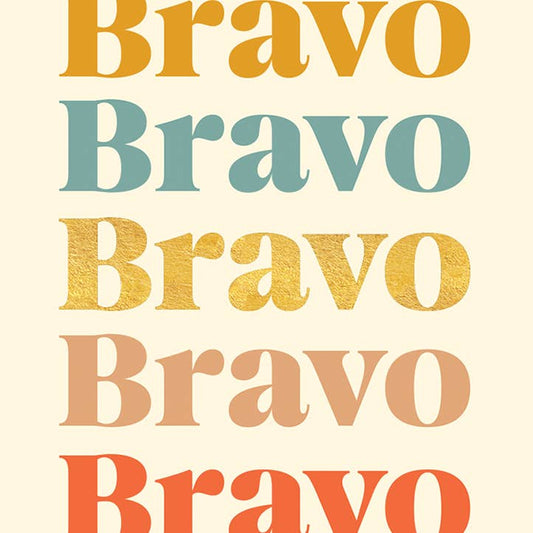Bravo Congratulations Greeting Card 4.5 X 6.25"