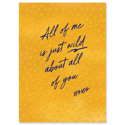 All of Me Anniversary Greeting Card