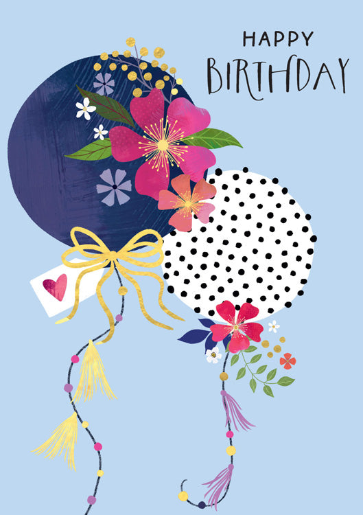 Balloons Birthday Card