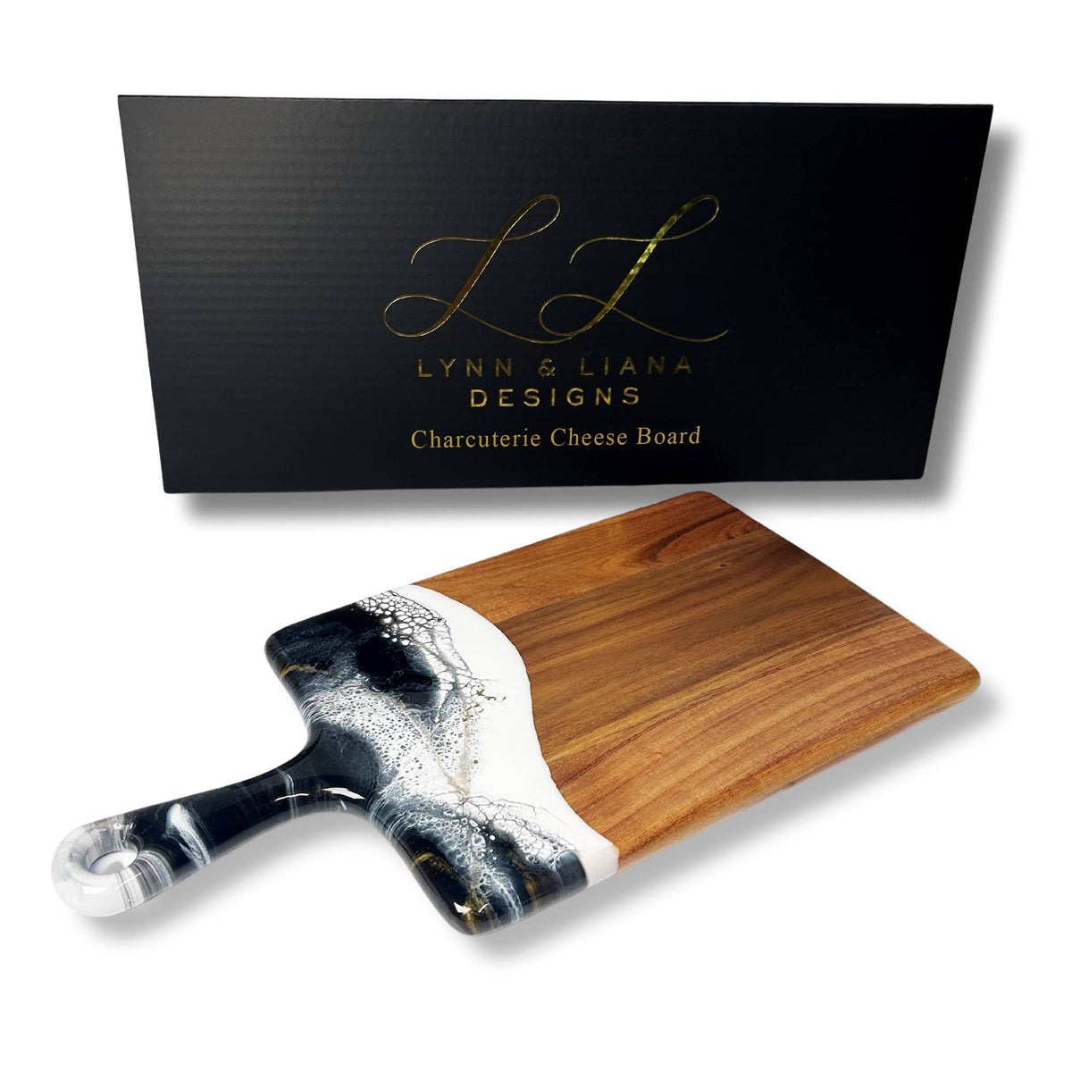 Charcuterie Board - Medium 8" x 16": Northern Lights