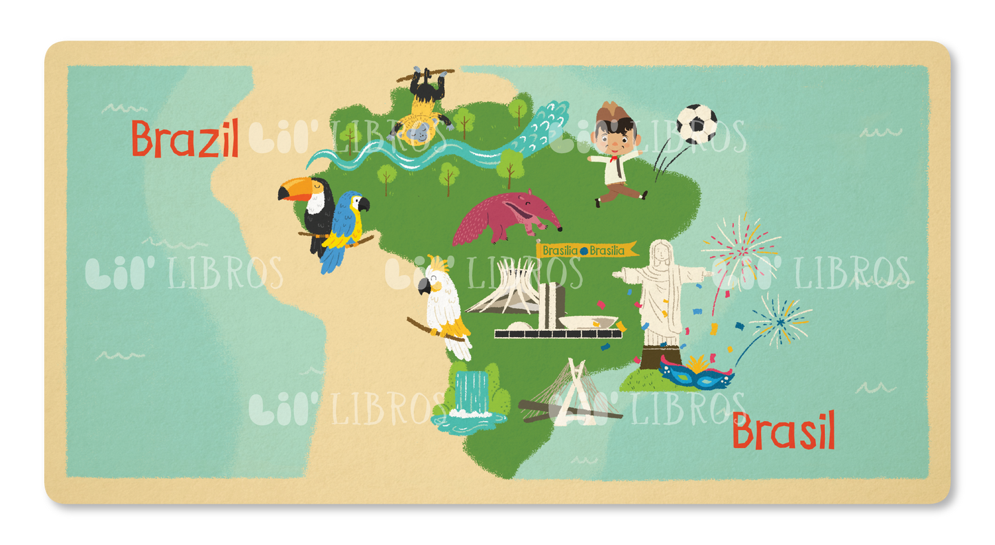 Around the world with / Alrededor del mundo con Cantinflas (Bilingual: English and Spanish)