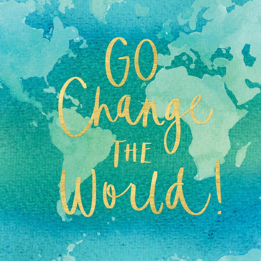 Change the World | Carte Graduation Card