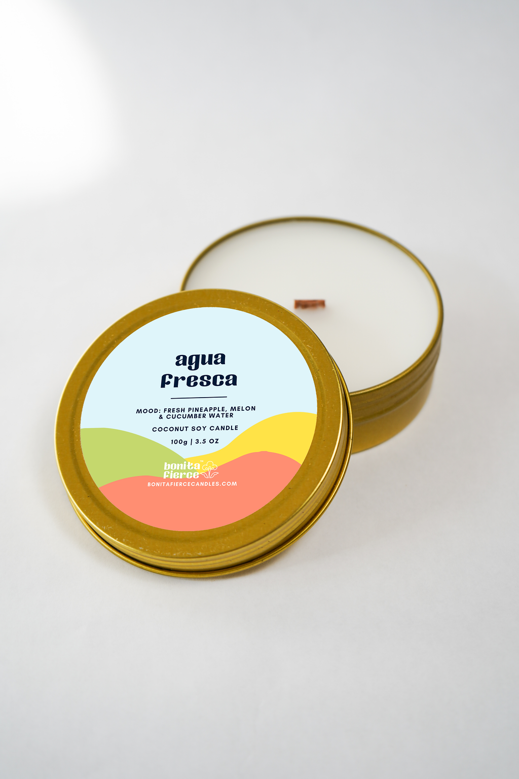 Agua Fresca Candle Tin