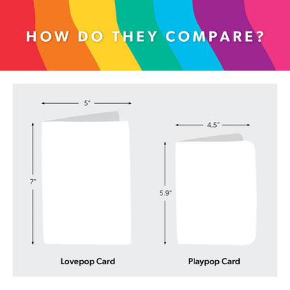 Playpop Card™: 4.5"x5.9" T-Rex Birthday, Pop-Up Cards