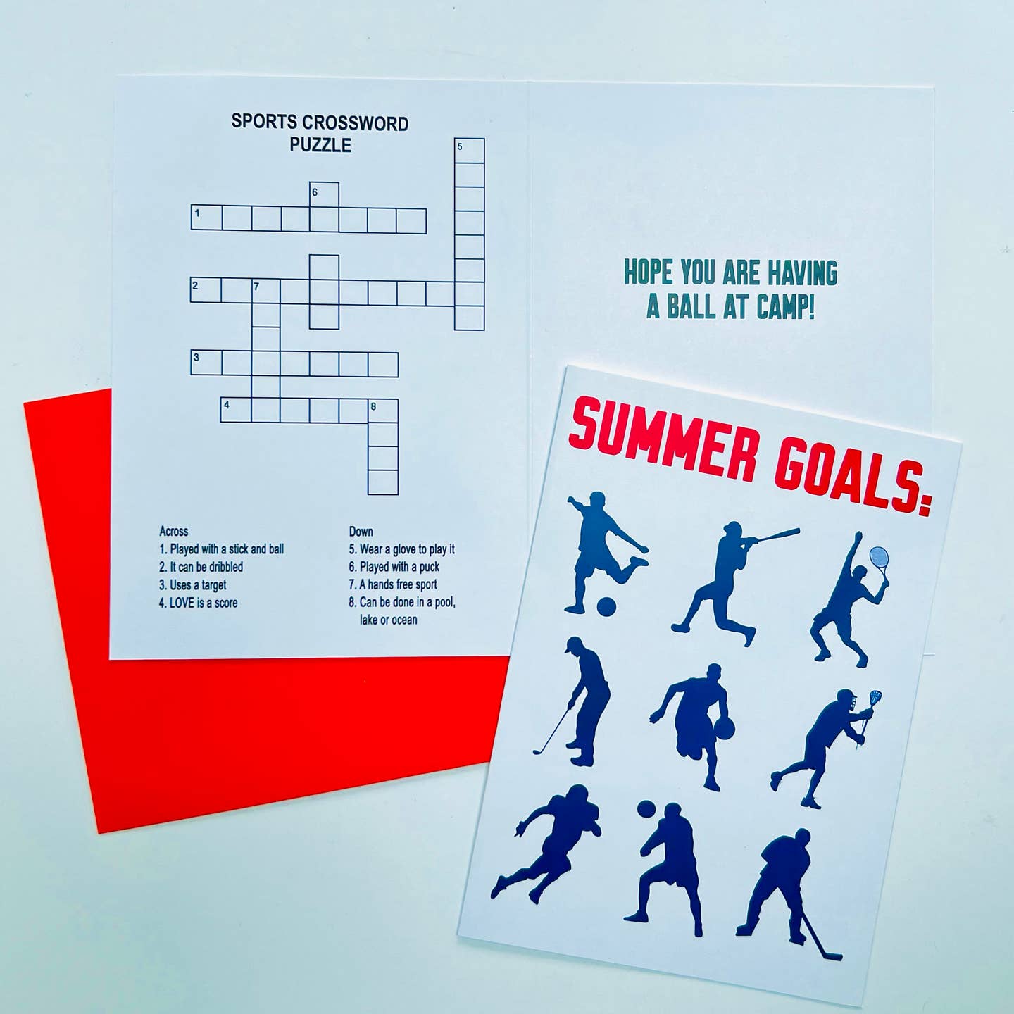 Summer Goals Camp Greeting Card