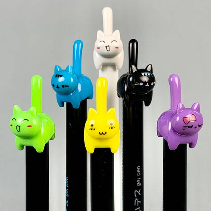 22188 Cat Tail Retractable Gel Pen