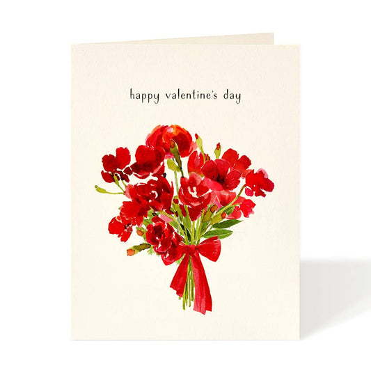 Crimson Blooms - Valentine's Day Card