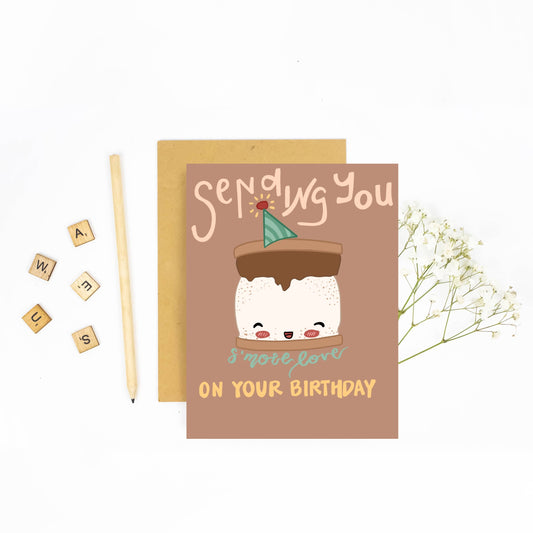 Sending You S'More Love On Your Birthday - Birthday Card