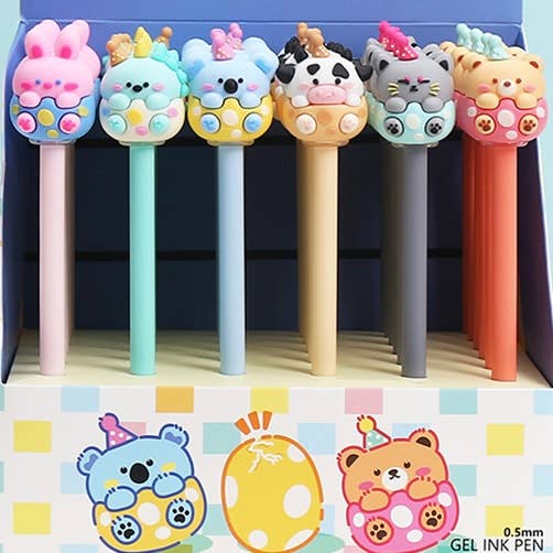 Birthday Animals Gel Pen
