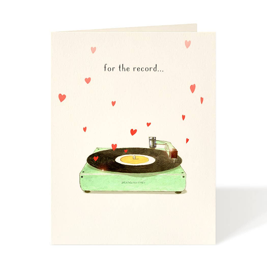 For the Record - Love & Friendship Card - Valentine's Day