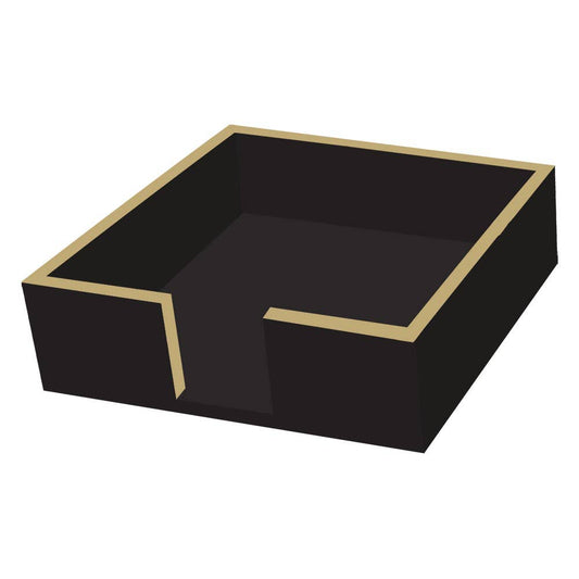 Wooden Beverage Caddy - BLACK