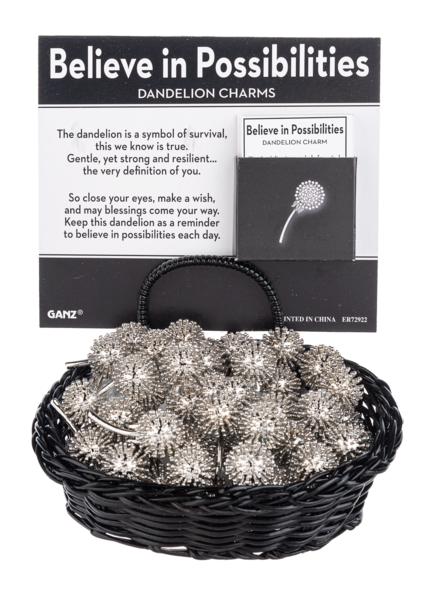Believe in Possibilities - Dandelion Charms (individually priced)